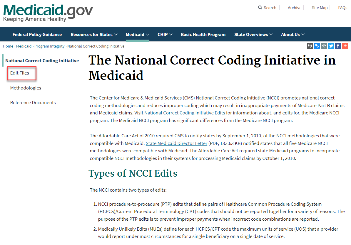 Using The Medicaid NCCI Tools | How To Use The Medicaid National ...