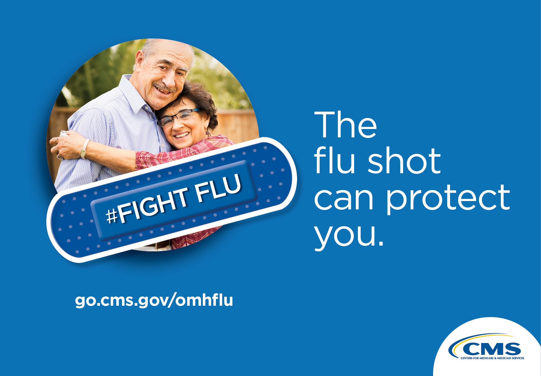 #Fight Flu. The flu shot can protect you. go.cms.gov/omhflu
