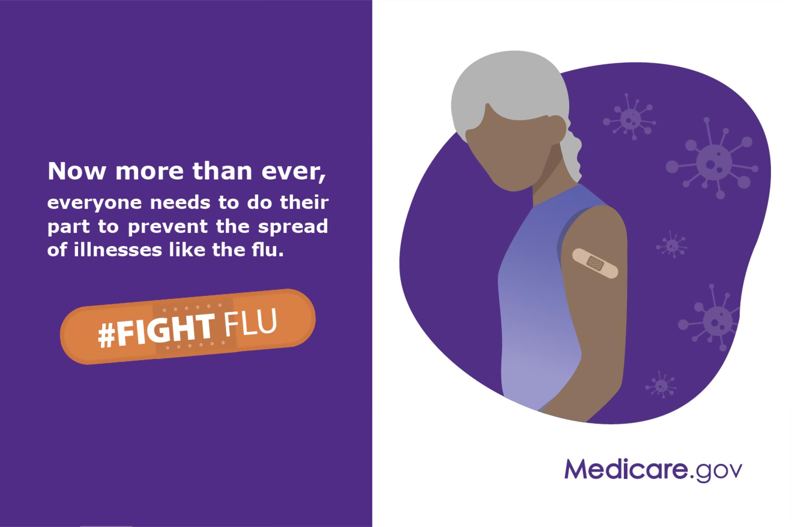 Now more than ever, everyone needs to do their part ot prevent the spread of illnesses like the flu. #FIGHT FLU Medicare.gov