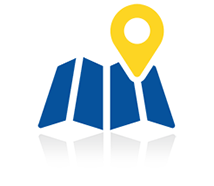 homepage icon for strategic direction shows a map with a location pointer