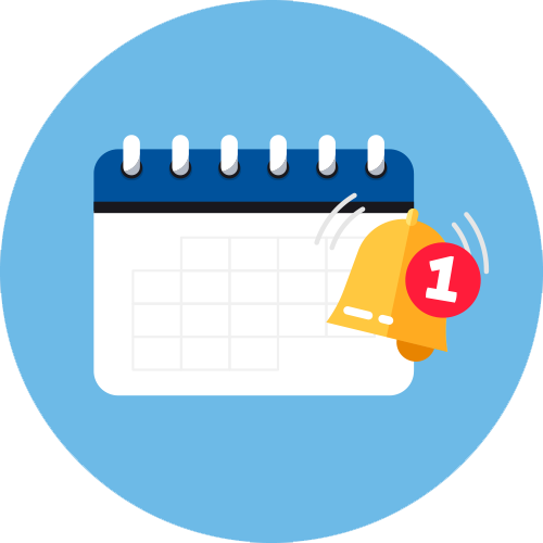 Icon of a calendar